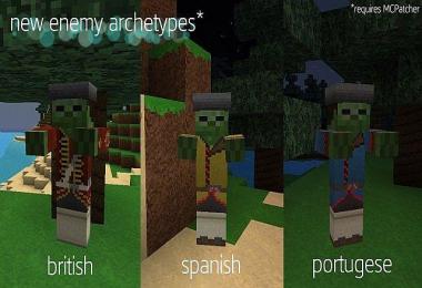 Under The Black Flag Texture Pack 1.7.4