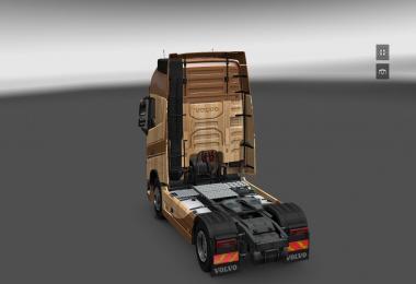 Volvo FH16 2012 Wooden Skin V1.0