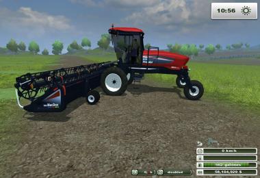 Pack Macdon M150 windrower 3