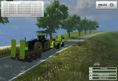 Claas Xerion 5000 Black fluo fores dirt v2.0