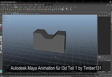 Autodesk Maya animation for export I3d v1.0