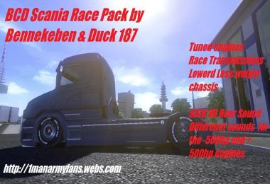 BCD scania Race pack Mod V1.0