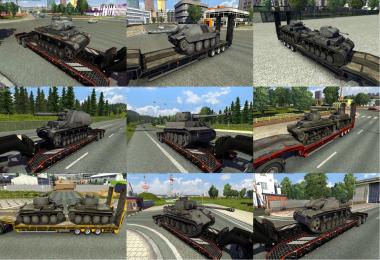 Trailers with tanks from WoT: German pack  v1.0