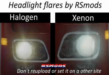 RSmods – headlights flare: xenon or halogen