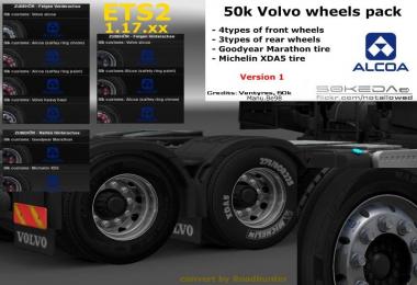 50k Alcoa Volvo Wheels Pack v1.0