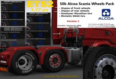 50k Scania Alcoa Wheels Pack v1.0
