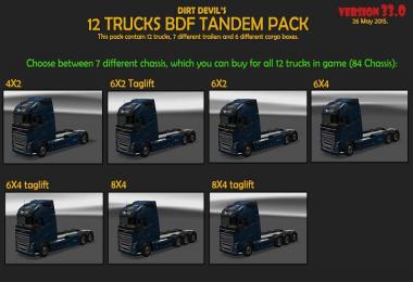 BDF Tandem Truck Pack v33