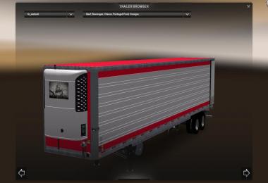 DC-Candy Apple Red & Silver American Trailer Skin v1