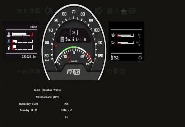 Volvo FH16 Dashboard Skin v0.2.1 beta