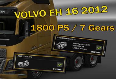 Volvo FH 16 2012 1800 HP v1.0