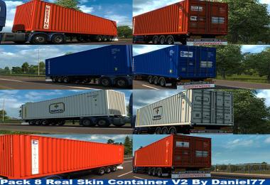 Pack di Trailer container con reali skin v2.0