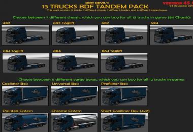 BDF Tandem Truck Pack v45.0
