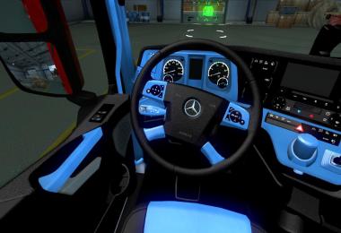 Mercedes new actros blue-black interior 1.22