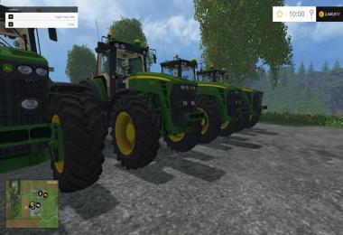 John Deere 10 Tractors Pack v1.0