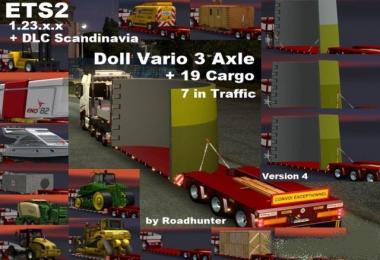 Doll Vario 3 Axle Trailer with new Backlight v4.0
