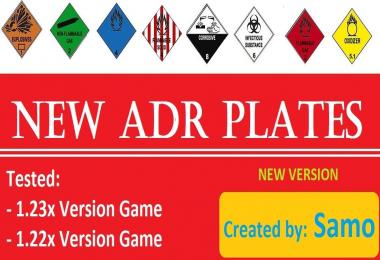 New ADR Plates V1.23 1.23