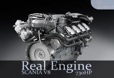 Scania V8 Real Engine