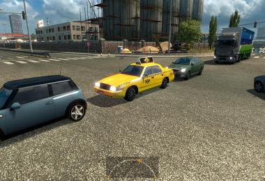 Two taxis in traffic 1.24.0 beta