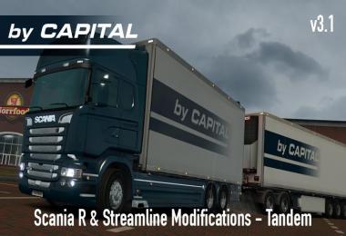 Scania R & S by RJL Tandem ByCapital v3.1 for 1.24