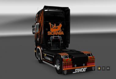 Scania RJL brutal Black/Orange 1.24
