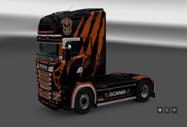 Scania RJL brutal Black/Orange 1.24