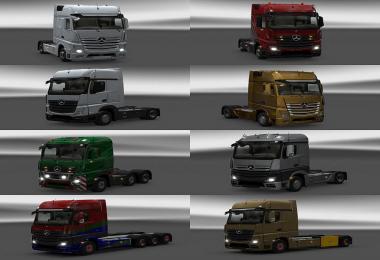 Actros MP4 plastic parts & more for v1.25