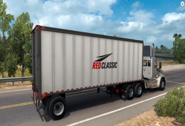 Red Classic box trailer