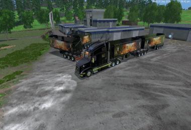 Grave Digger Truck Trailer Volvo Truck Trailer by Eagle355th