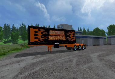Grave Digger Truck Trailer Volvo Truck Trailer by Eagle355th
