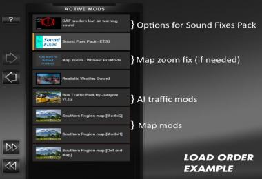 Sound Fixes Pack v17.0 for ATS