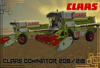 Claas Dominator 208 & 218 v1.0