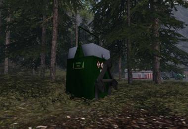 Mobile 800L diesel tank for the forest v1.0