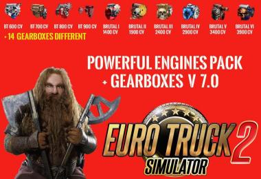 Pack Powerful engines + gearboxes v7.0