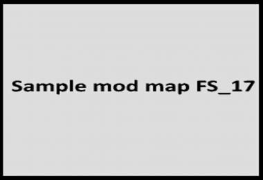 Sample mod map  FS17 v1.0