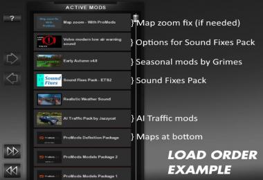 Sound Fixes Pack v17.2 (stable release) for ATS
