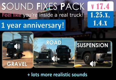 Sound Fixes Pack v17.4 – Anniversary edition for ATS