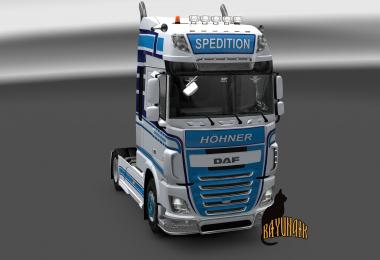 DAF XF E6 by Ohaha Hohner Spedition skin 1.25