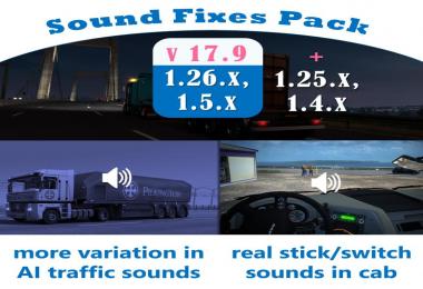  SOUND FIXES PACK v17.9.1 for ATS