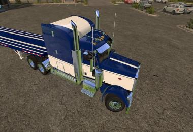 Peterbilt 388 and Manic Flatbed trailer v1.0