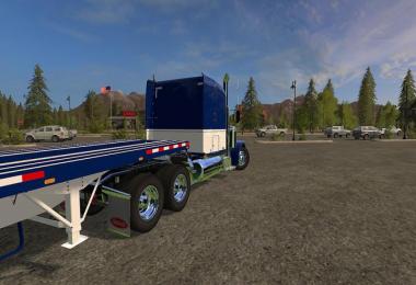 Peterbilt 388 and Manic Flatbed trailer v1.0