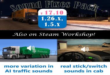 Sound Fixes Pack v17.10 for ATS