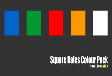 Square Bales Colour Pack (straw edition) v1.0