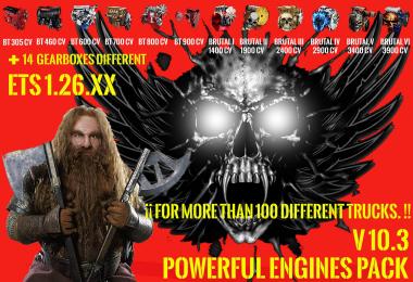 Pack Powerful Engines + Gearboxes v10.3 for 1.26.x