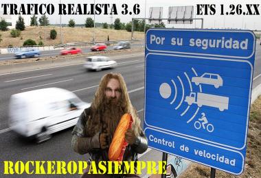 Realistic traffic V3.6 by Rockeropasiempre for 1.26.x