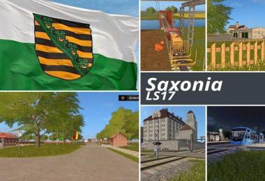Saxony for Farming simulator 17 v1.1