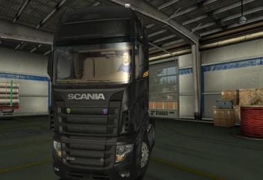 Scania R700 1.26 with DLC for Flags and Cabin Light