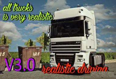Realistic Driving and Physics for all Trucks v3.0