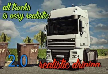 Realistic driving and physics for all trucks v2.0