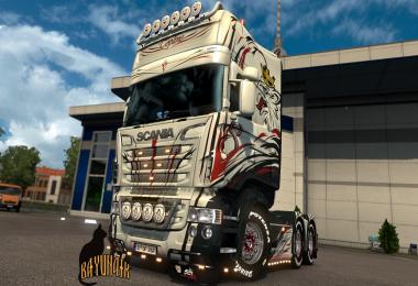 Scania R&S Topline V8 skin 1.26