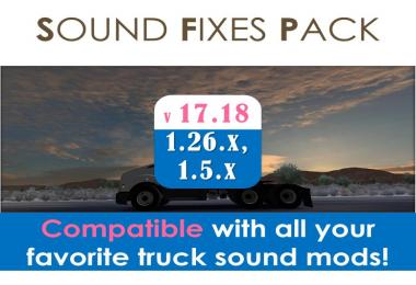 SOUND FIXES PACK v17.18 for ATS